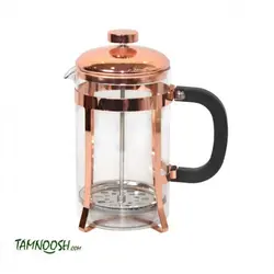 فرنچ پرس استیل 800 میل رنگ مسی