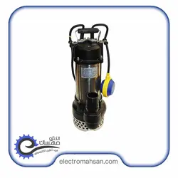 پمپ لجن کش فلوتردار 0.55کیلووات(3/4 اسب) ، تک فاز، 10 متر ،پروانه باز، مدل آبارا | الکترومهسان