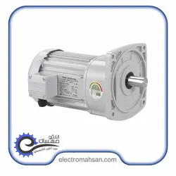 موتور گیربکس 1.5 کیلووات، 45 دور، سه فاز دارای فلنج B5 برند SPG کره جنوبی | الکترومهسان