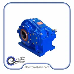 گیربکس قورباغه ای سهند ورودی 40 خروجی 75 میلیمتر بلبرینگ ژاپنی سری GHP250 ساخت ایران | الکترومهسان