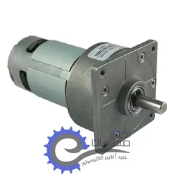ZGA60FM-12V-200RPM | موتور گیربکس دار دیسی 12 ولت 200 دور