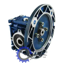 گیربکس حلزونی NMRV کتابی سایز 30 نسبت 40 فلنج ورودی 9 قطر شفت خروجی 14 میلیمتر فلنج 56B5 | الکترومهسان