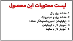 کاتالوگ راهنما (شاپ منوال) و نقشه رنگی برق بیل مکانیکی هیوندای R55-7A