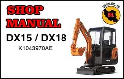 راهنما و نقشه بیل مکانیکی دوسان dx15