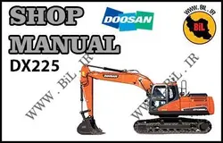 راهنما و نقشه بیل مکانیکی دوسان dx225lc