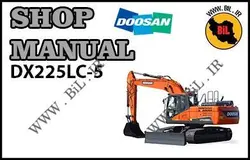 راهنما و نقشه بیل مکانیکی دوسان dx225lc-5