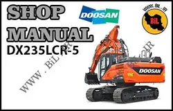 راهنما و نقشه بیل مکانیکی دوسان dx235lcr-5