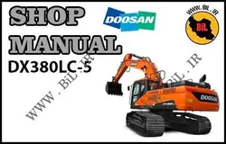 کاتالوگ راهنما و نقشه بیل مکانیکی دوسان dx380lc-5