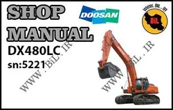 کاتالوگ راهنما و نقشه بیل مکانیکی دوسان dx480lc سریال بالای 5221
