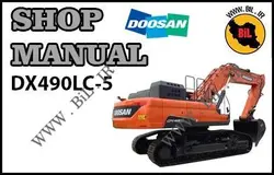 کاتالوگ راهنما و نقشه بیل مکانیکی دوسان dx490lc-5