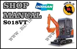 کاتالوگ راهنما و نقشه بیل مکانیکی دوسان s018vt
