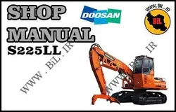 کاتالوگ راهنما و نقشه بیل مکانیکی دوسان s225ll