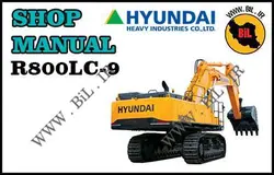 کاتالوگ راهنما و نقشه بیل مکانیکی هیوندای R800LC-9