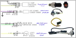 کاتالوگ و نقشه کامل سیم کشی رنگی بیل مکانیکی کوماتسو PC200-7