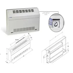 فن کویل زمینی تهویه مدل 200-FL