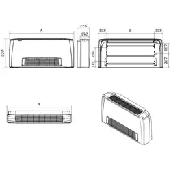 فن کویل زمینی تهویه مدل SB-600