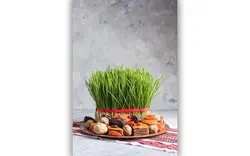 تصویر سبزه عید نوروز - Novruz setting table