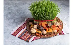 تصویر سبزه عید نوروز - Novruz setting table