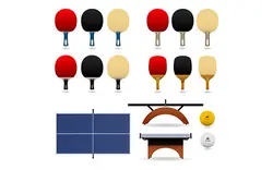 مجموعه کامل تنیس روی میز - Table tennis complete set