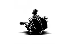 بنر نوازنده گیتار پسر - Boy playing guitar