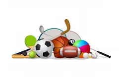 مجموعه آیکون تجهیزات ورزشی - Sport equipment icon set