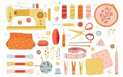 مجموعه لوازم خیاطی - Set sewing elements