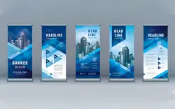 مجموعه استند و رول آپ چند منظوره - Business roll up stand set