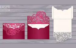 قالب برش لیزر کارت دعوت - Die laser cut wedding card