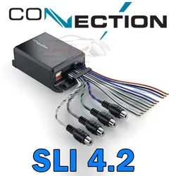 تبدیل حرفه ای اتصال پخش فابریک به سیستم صوتی کانکشن Connection SLI 4.2