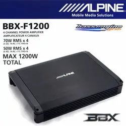 آمپلی فایر چهار کانال Alpine مدل BBX-F1200