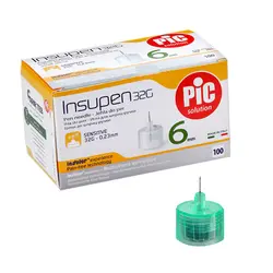 سرسوزن PiC سایز 6 میلی متری/ گیج 32 بسته 100 عددی - Farirteb Shop