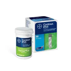 فروش آنلاین نوار تست قند خون Contour plus (بسته 50 عددی)