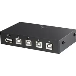 دیتا سوییچ 1 به 4 USB پرینتری ( دستی ) - فروشگاه دی نت