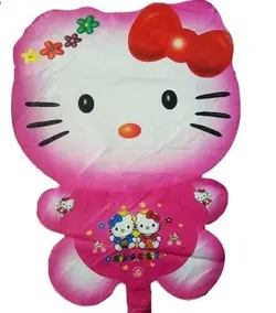 بادکنک فویلی جشن و تولد تم هلو کیتی طرح شخصیت کیتی