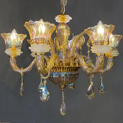 لوستر مولتی کالر فرانسوی شش شاخه