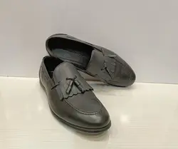 کفش کالج چرم مدل کلاسیک شانه دار - فروشگاه کفش چرم چارلی