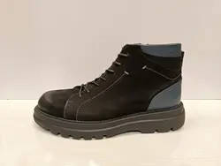 نیم بوت چرم مردانه مدل فونتانا - فروشگاه کفش چرم چارلی