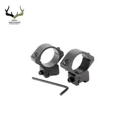 پایه دوربین تفنگ بادی رینگ 25 ریل 11 تک پیچ پایه کوتاه