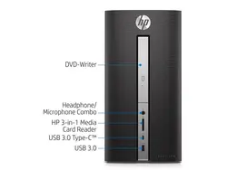 کیس استوک HP Pavilion 570-p023w پردازنده i7 نسل 6