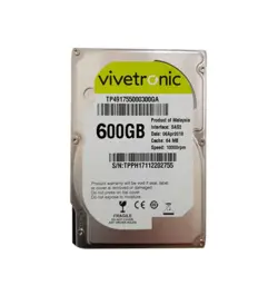 هارد سرور وایوترونیک Vivetronic 600GB 10K SAS