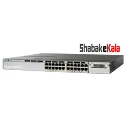 سوئیچ شبکه سیسکو 24 پورت WS-C3750X-24T-S