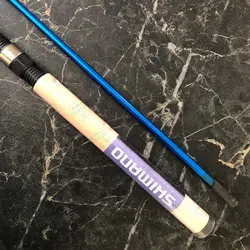چوب ماهیگیری شیمانو فول کربن دو تکه اکشن ۶۰-۹۰ گرم ۱۸۰ سانتی متر SHIMANO CRUZAR AX