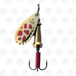 لانسه ماهیگیری سایز ۴ ایلبا  Gold-Red ilba