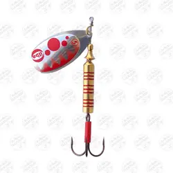 لانسه ماهیگیری سایز ۵ ایلبا ۲۰ گرمی  Gold/Red Bubble ilba