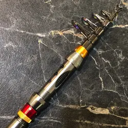 چوب  ماهیگیری تلسکوپی مسافرتی فول کربن ۱۸۰ سانتی متر