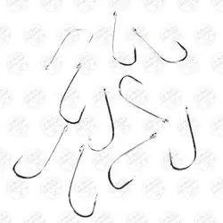 قلاب ماهیگیری VMC  ۹۲۹۱ نیکل نقره ای سایز ۳ بسته ۱۰ عددی