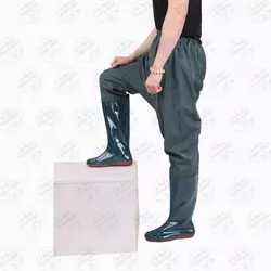 چکمه شلوار دار متصل سبز رنگ سایز ۴۳