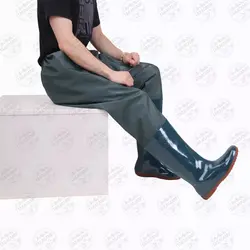 چکمه شلوار دار متصل سبز رنگ سایز ۴۳