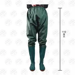 چکمه شلوار دار متصل سبز رنگ سایز ۴۳