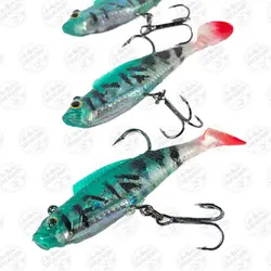 لور ماهی ژله ای ماهیگیری Luckg Bait  مجموعه ۳ عددی مدل ۱۰۳۵